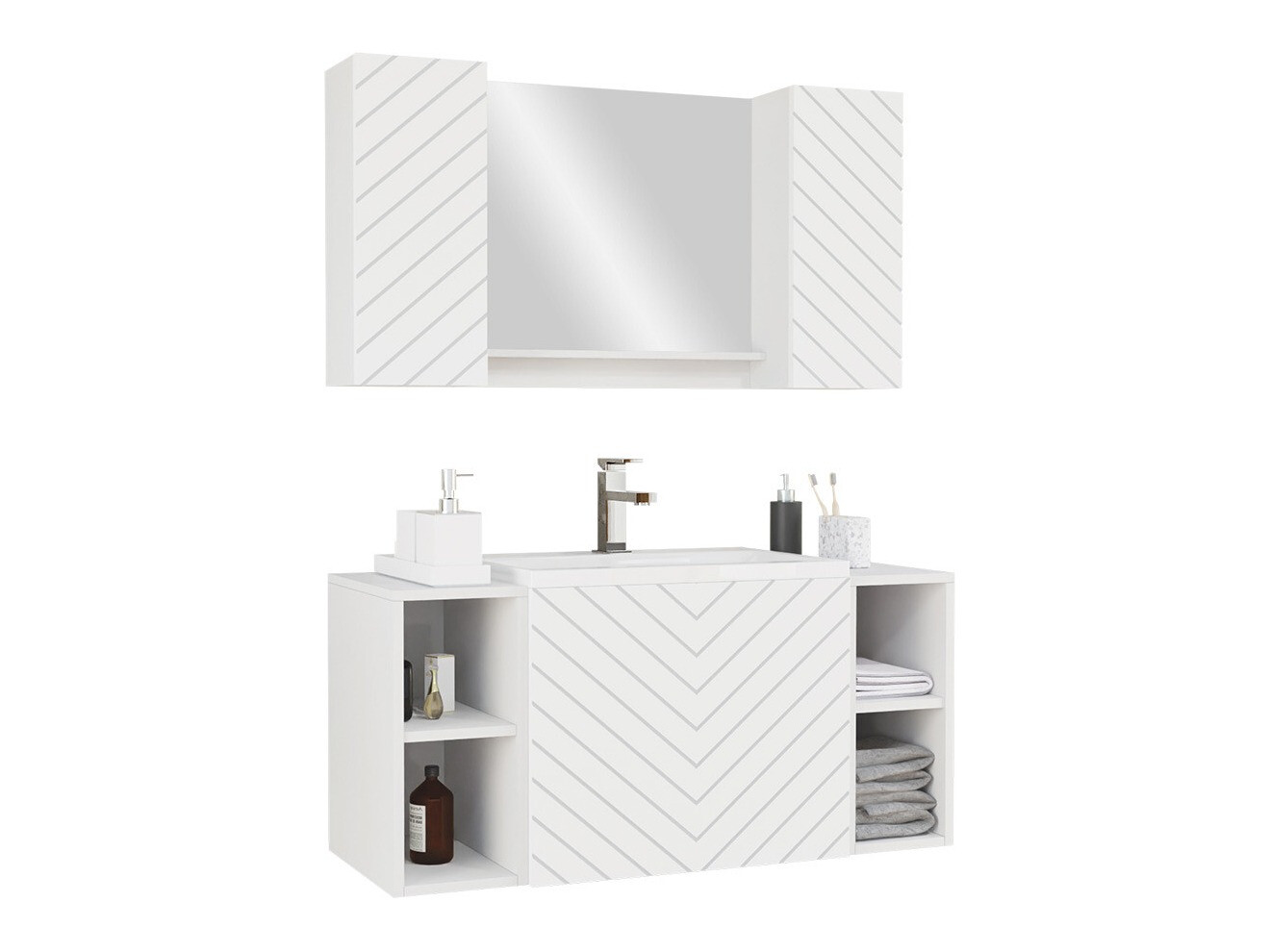 Vonios komplektas Comfivo Livciro 107 (Balta)