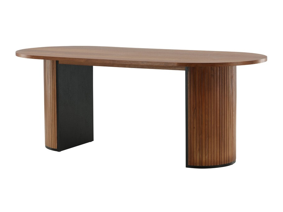 Valgomojo komplektas Dallas 2749 (Smėlinė + Juoda)