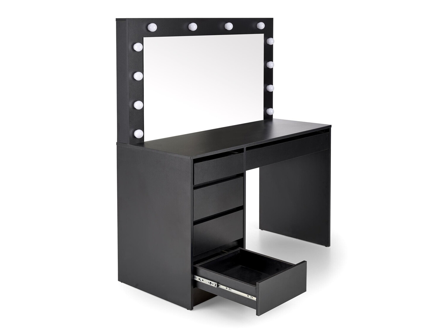 Makiažo staliukas Houston Gaudium I (Juoda)