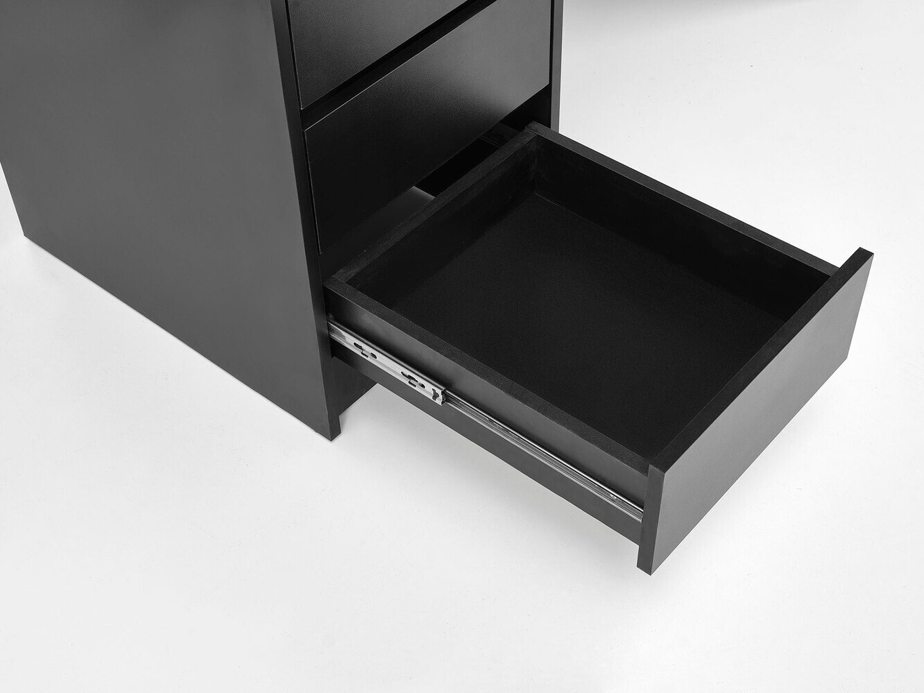 Makiažo staliukas Houston Gaudium I (Juoda)