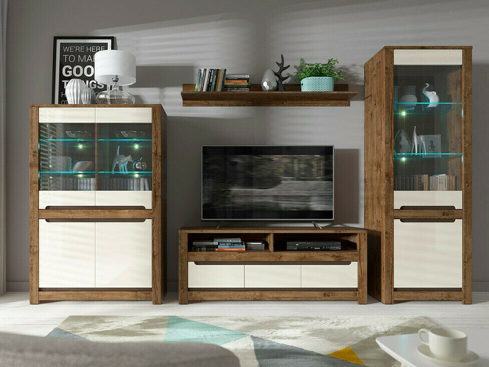 Lentyna Ophevaru 106 (Blizgi kreminė + April ąžuolas)