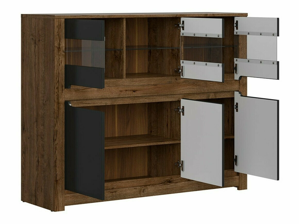 Spintelė Ophevaru 102 (Matinė juoda + April ąžuolas)