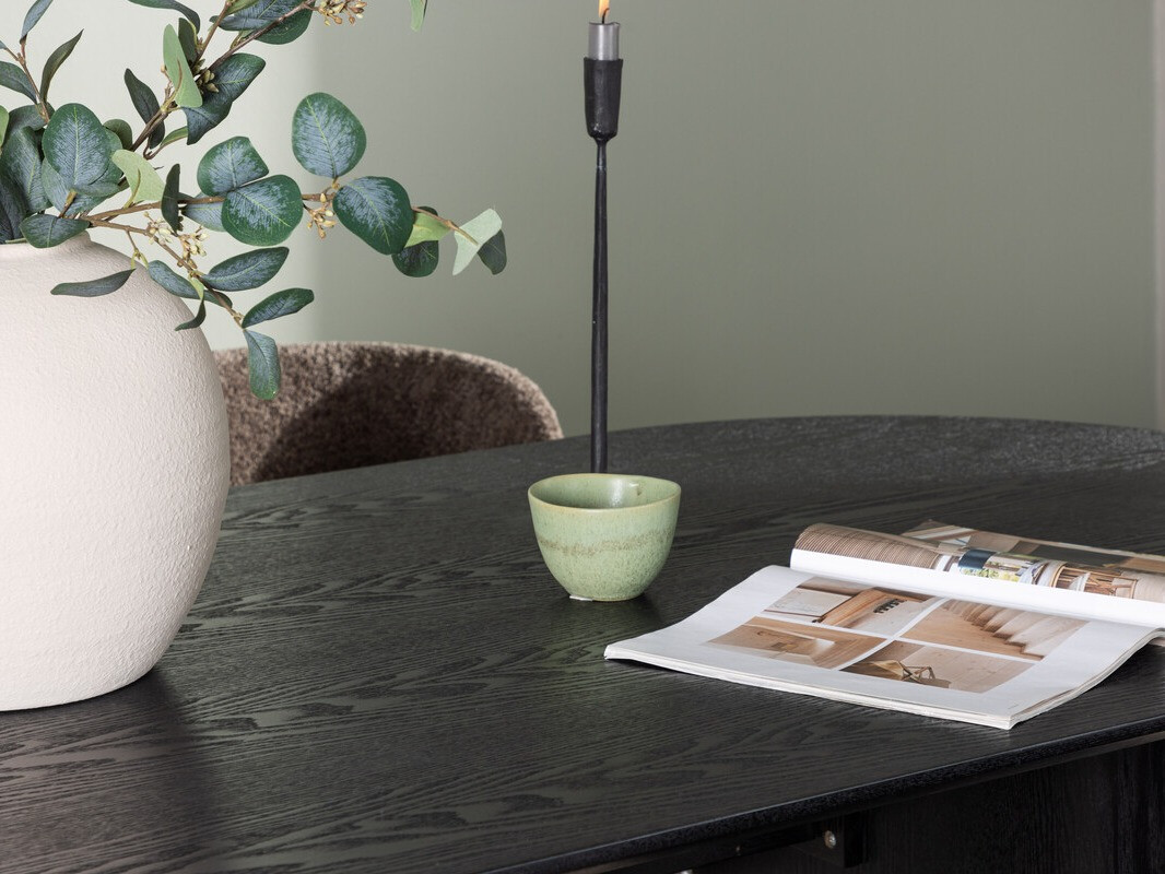 Valgomojo komplektas Dallas 4117 (Juoda)