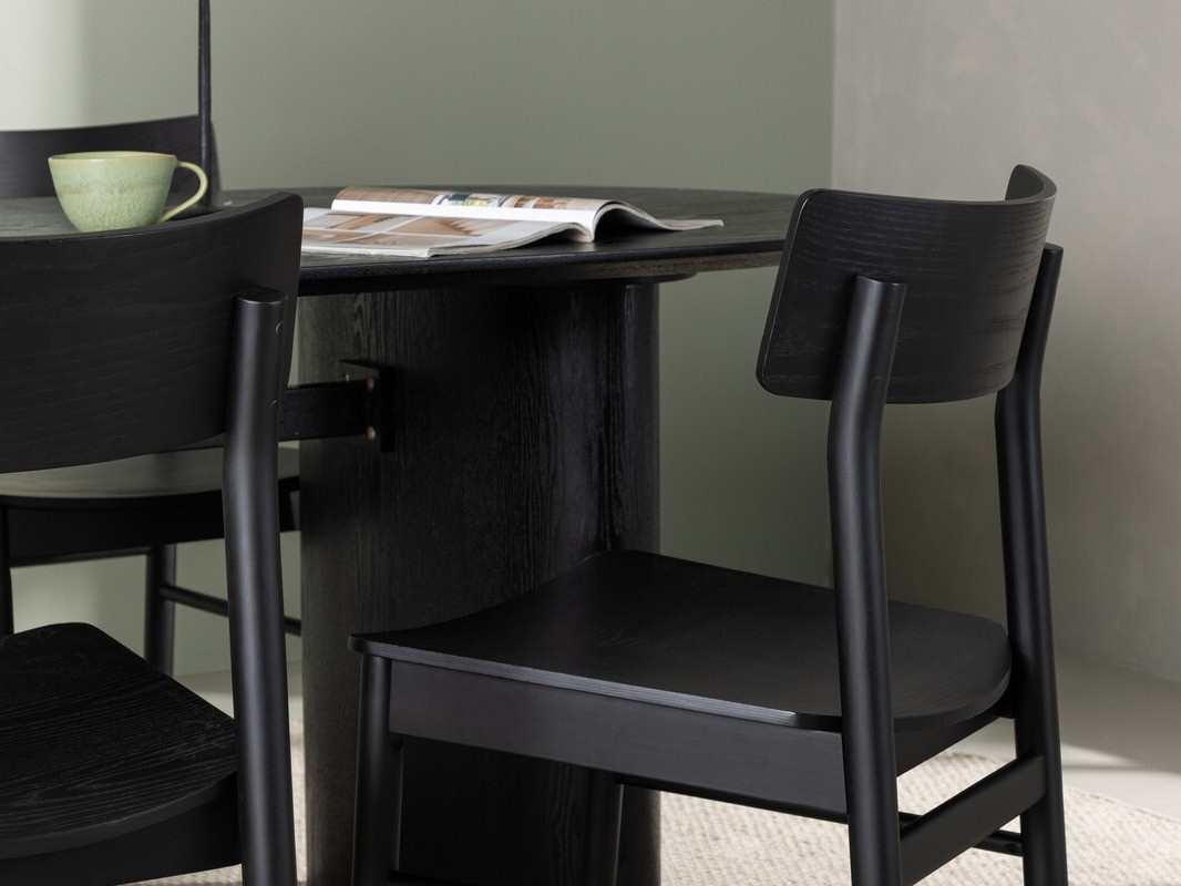 Valgomojo komplektas Dallas 4119 (Juoda)