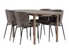 Valgomojo komplektas Dallas 4132 (Ruda + Juoda)