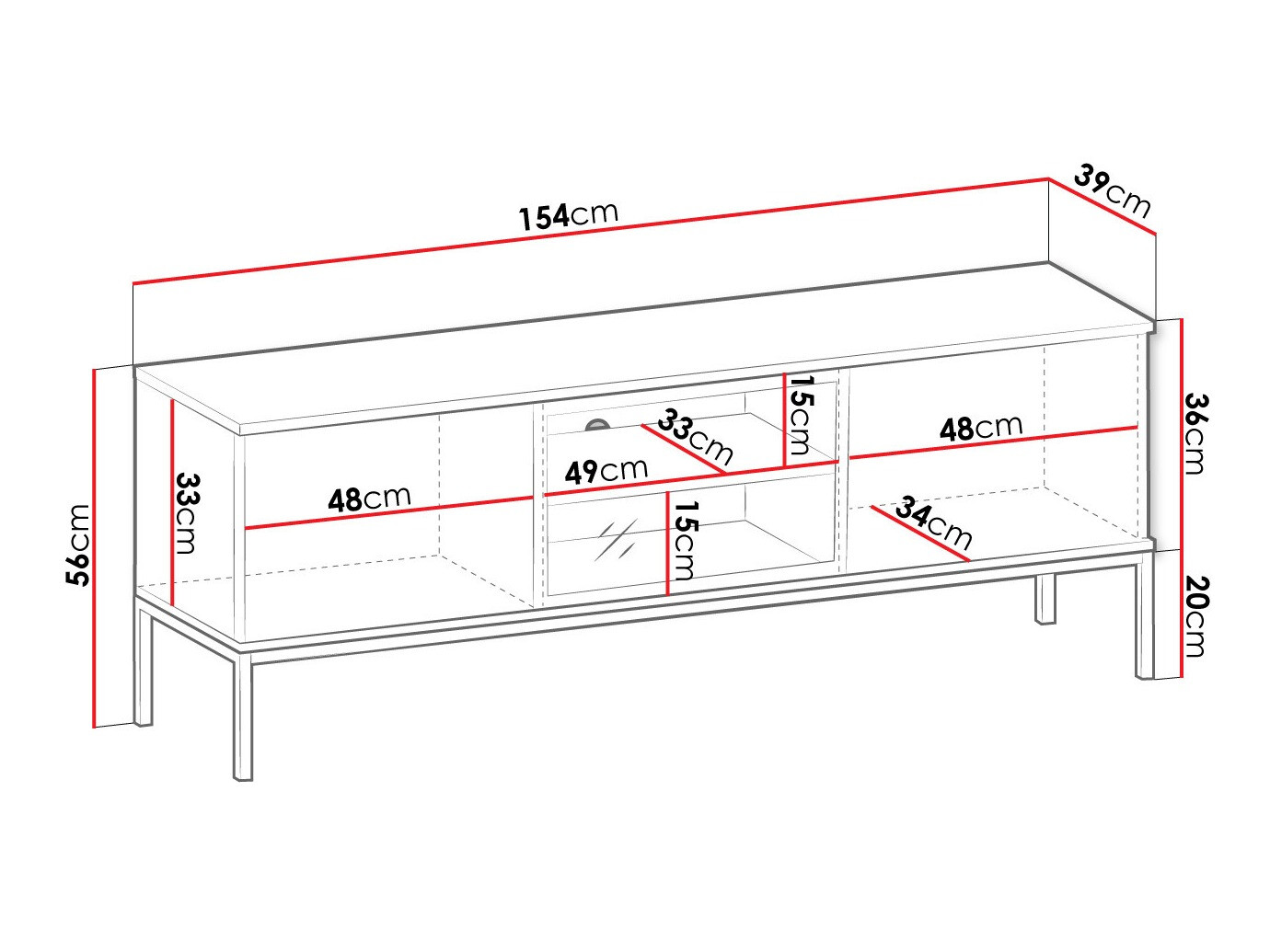 TV staliukas Soferi 102