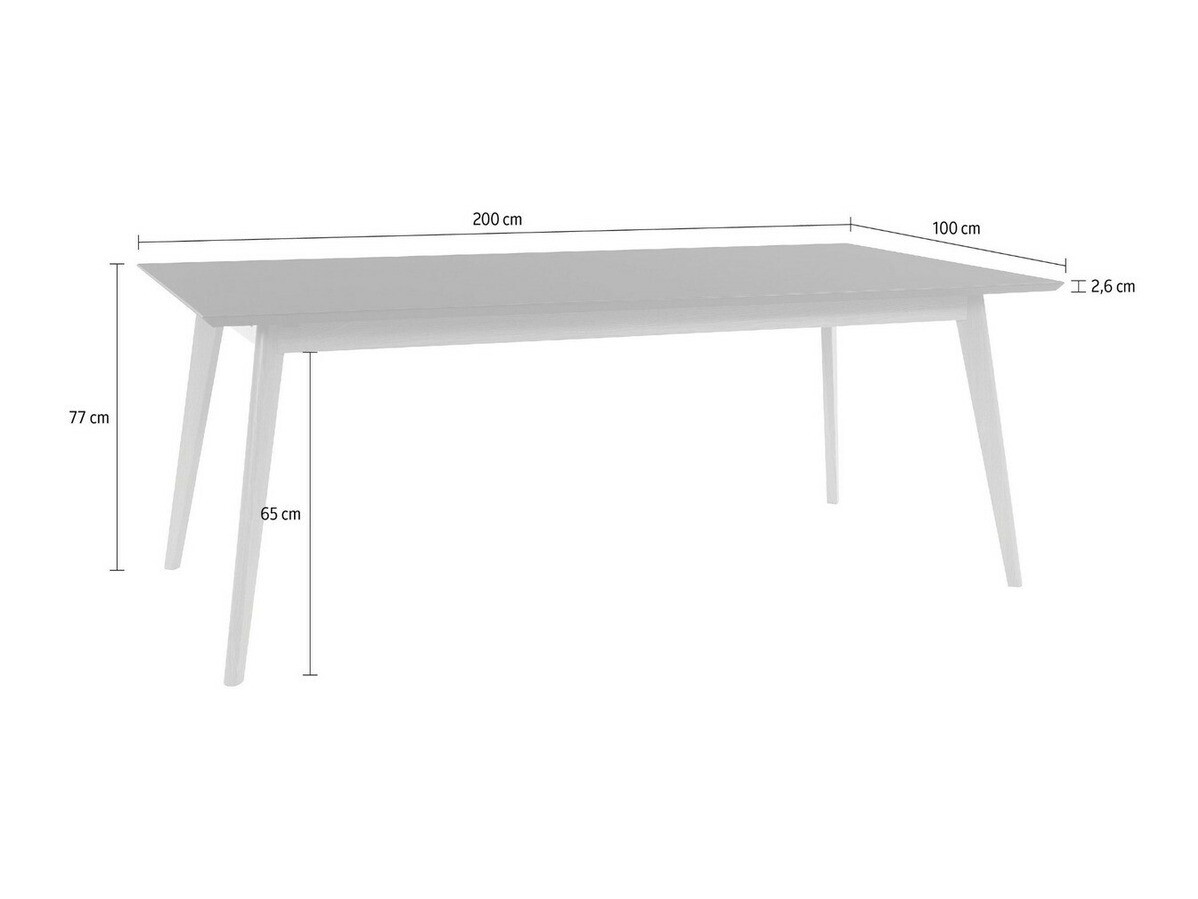 Stalas Denton 1102 (Juoda + Ąžuolas)