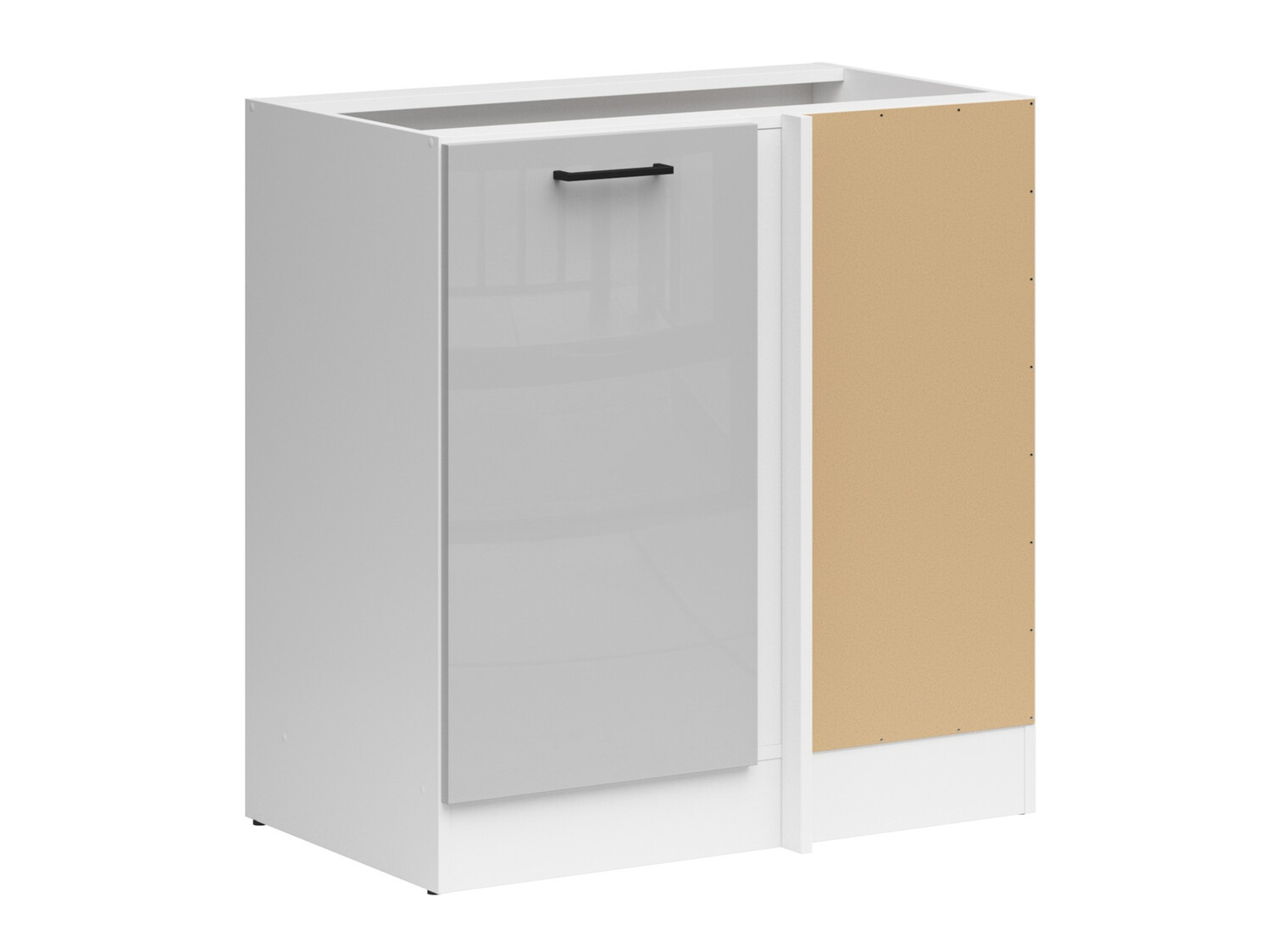 Modulinė kampinė spintelė Line Grey 101