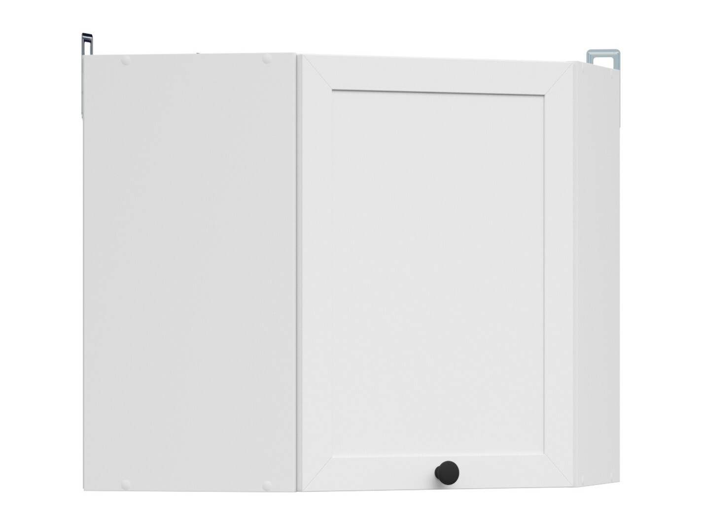 Modulinė pakabinama kampinė spintelė Classic White 106