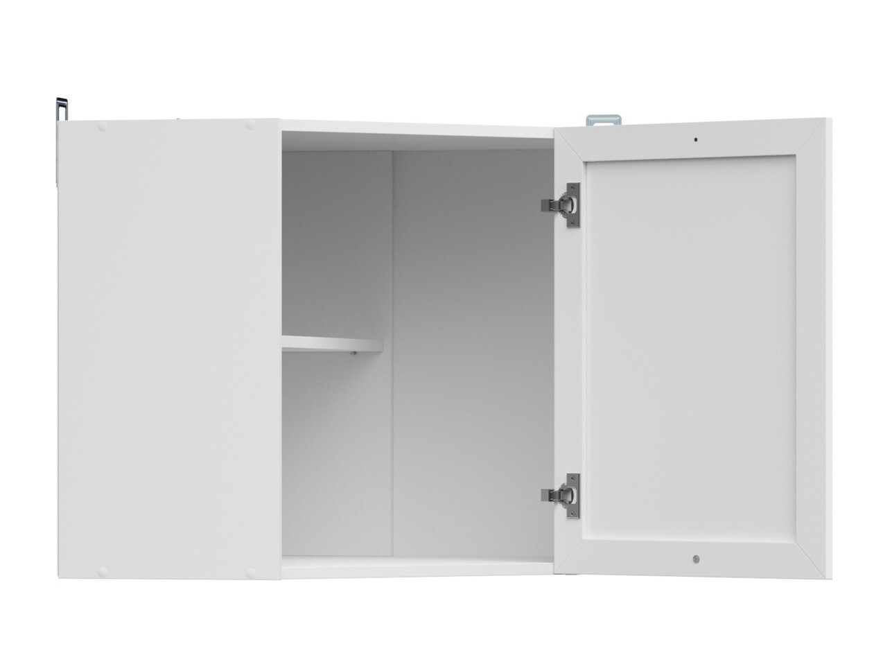 Modulinė pakabinama kampinė spintelė Classic White 106