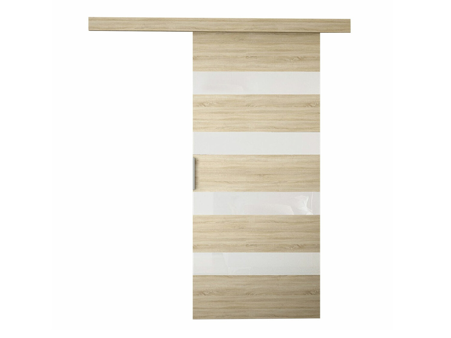 Stumdomos durys Closico Materia V (Sonomos ąžuolas + Balta)