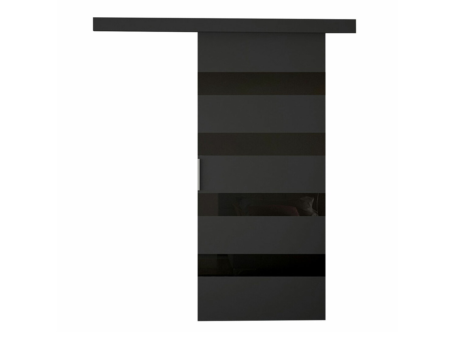 Stumdomos durys Closico Portalis V (Juoda)