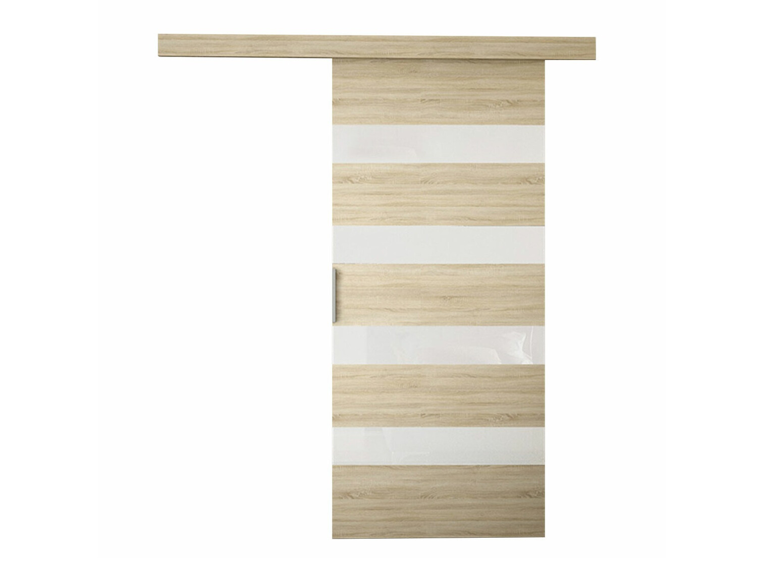 Stumdomos durys Closico Portalis V (Sonomos ąžuolas + Balta)