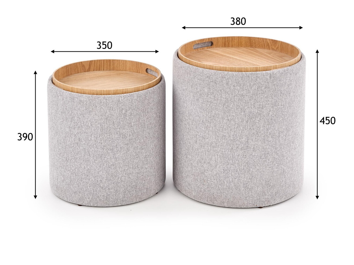 Pufų komplektas Houston 1212