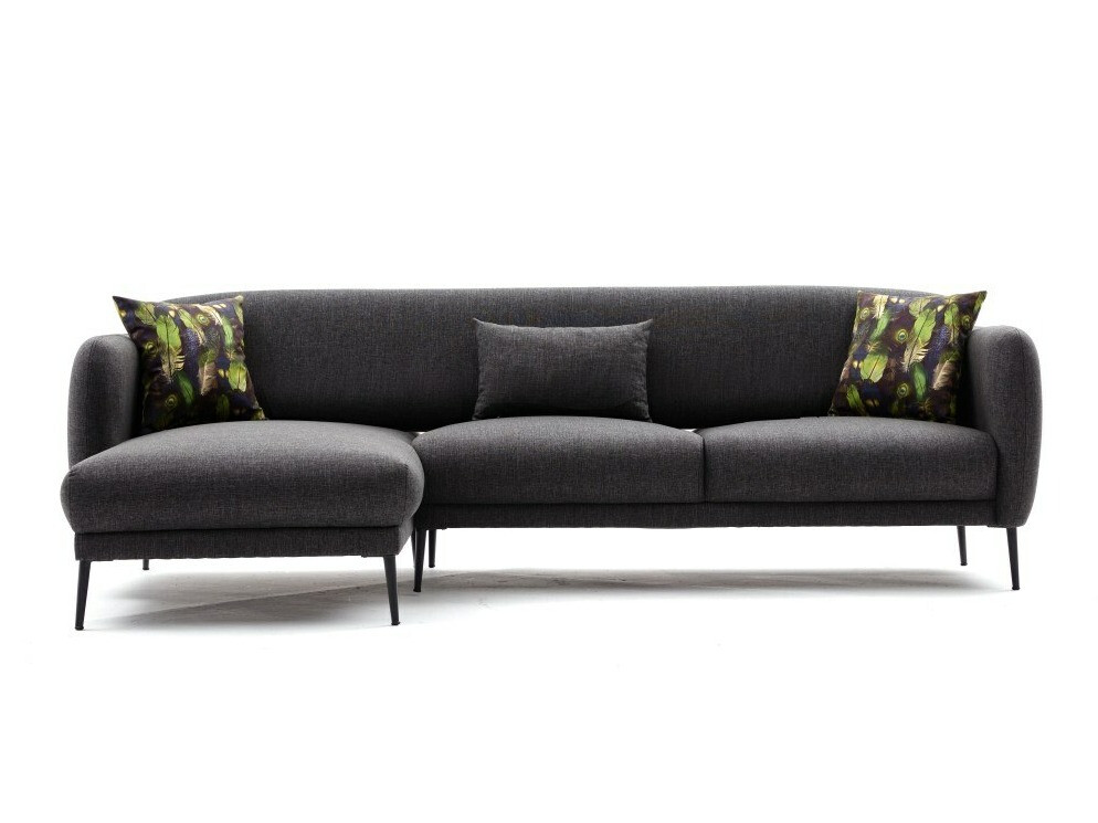 Minkštas kampas Altadena 128 (Antracitas)