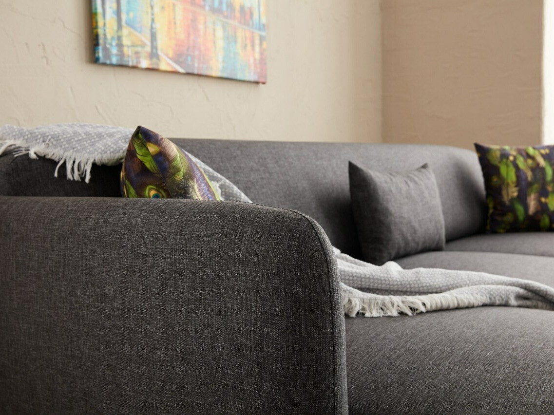 Minkštas kampas Altadena 128 (Antracitas)