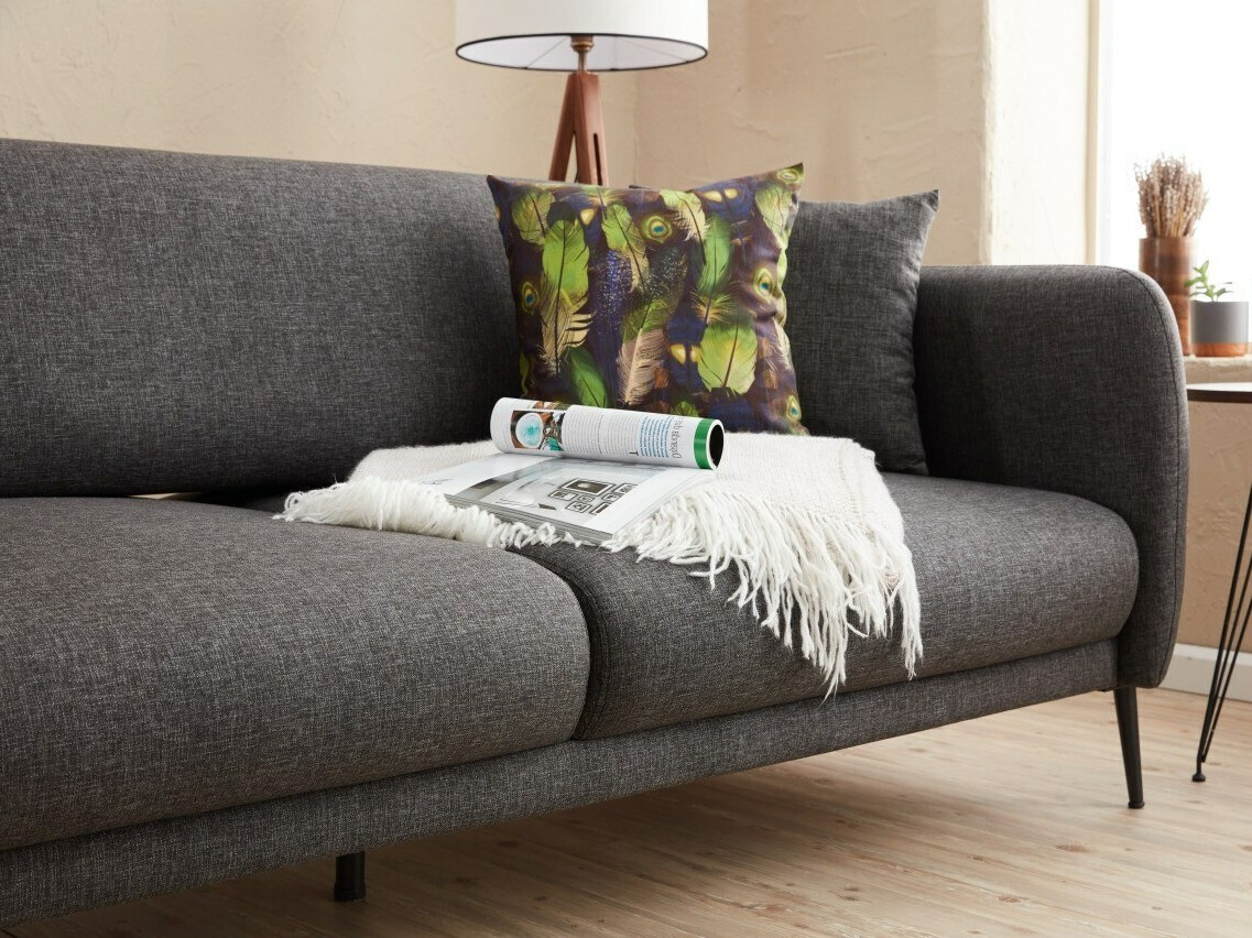 Minkštas kampas Altadena 128 (Antracitas)