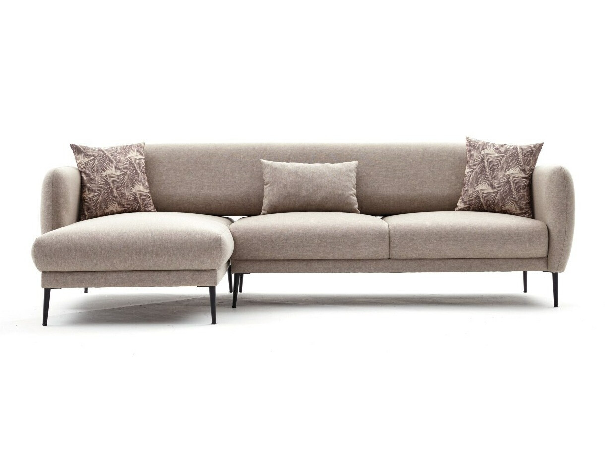 Minkštas kampas Altadena 128 (Kreminė)