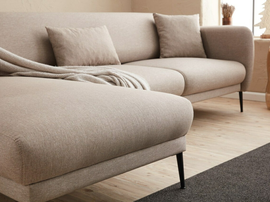 Minkštas kampas Altadena 128 (Kreminė)