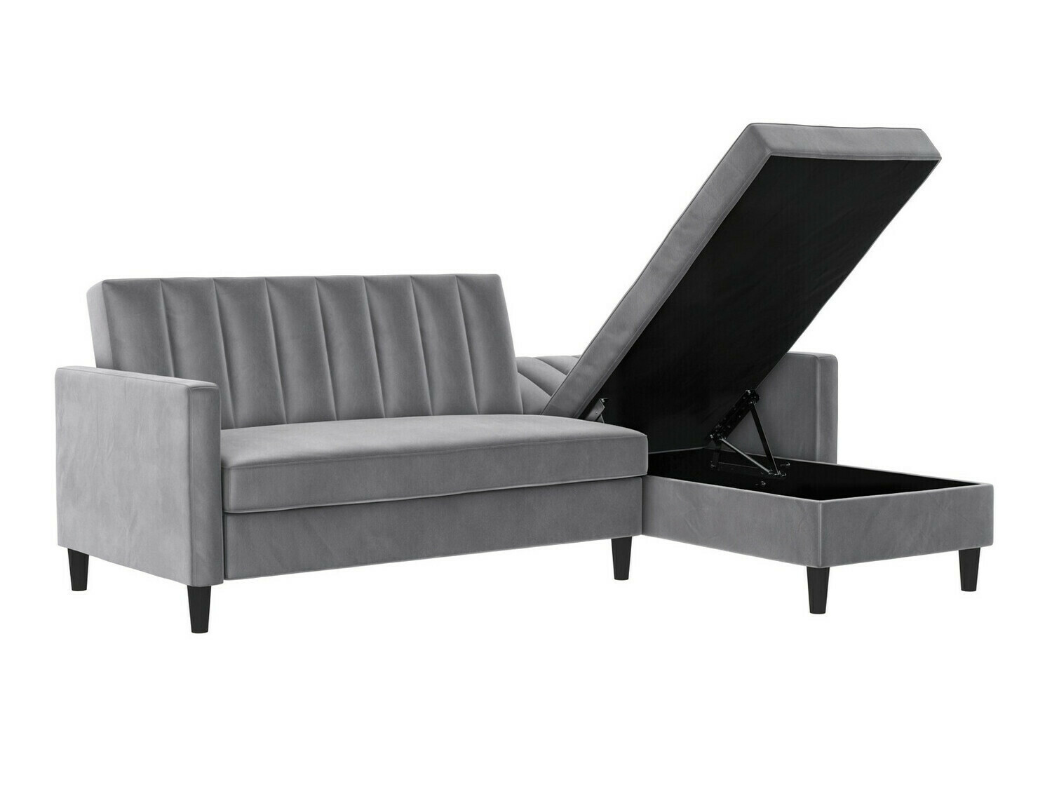 Minkštas kampas Tulsa 583 (Šviesi pilka)