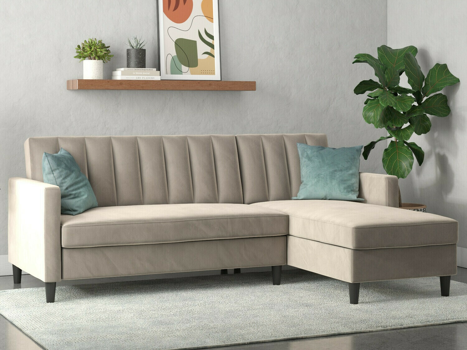 Minkštas kampas Tulsa 583 (Taupe)