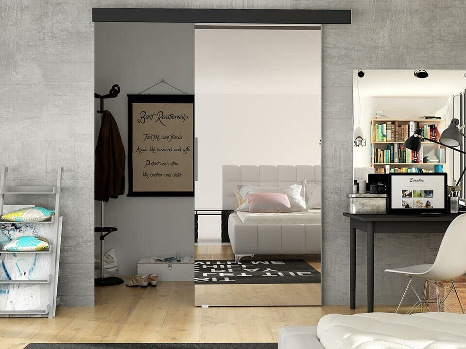 Stumdomos durys Closico Fundus II (Juoda)