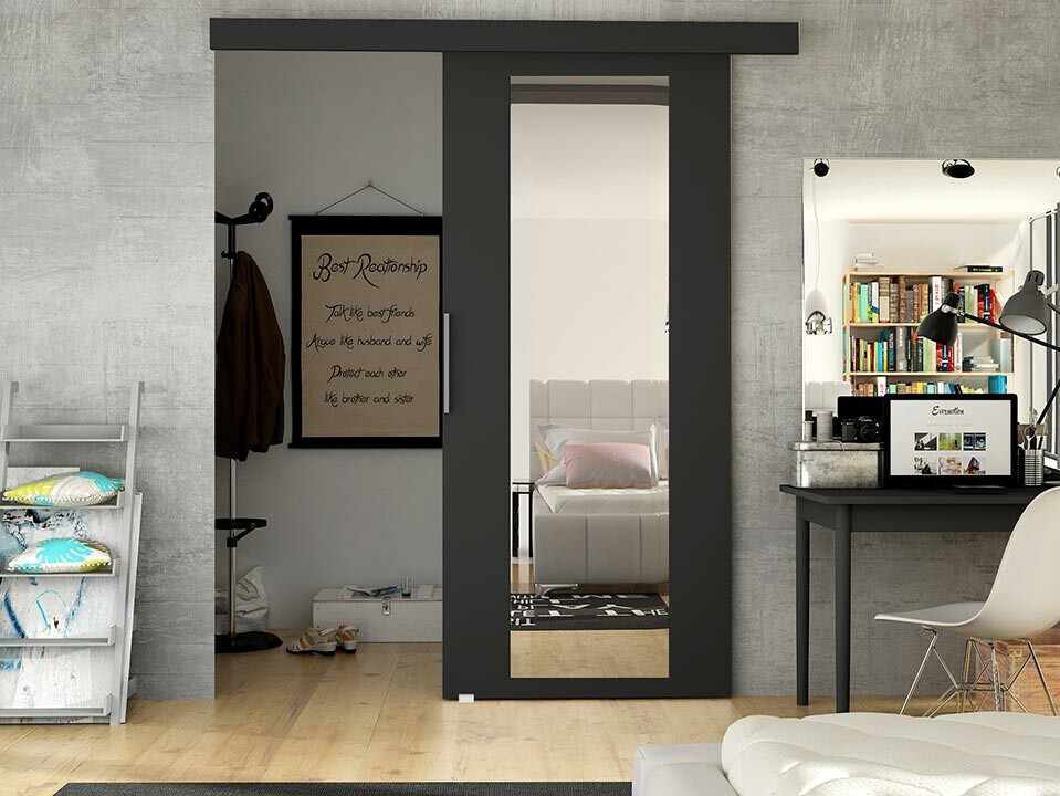 Stumdomos durys Closico Fundus IV (Juoda)