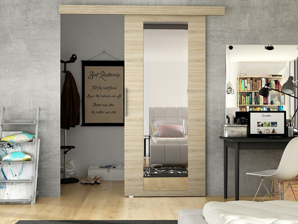 Stumdomos durys Closico Fundus IV (Sonomos ąžuolas)