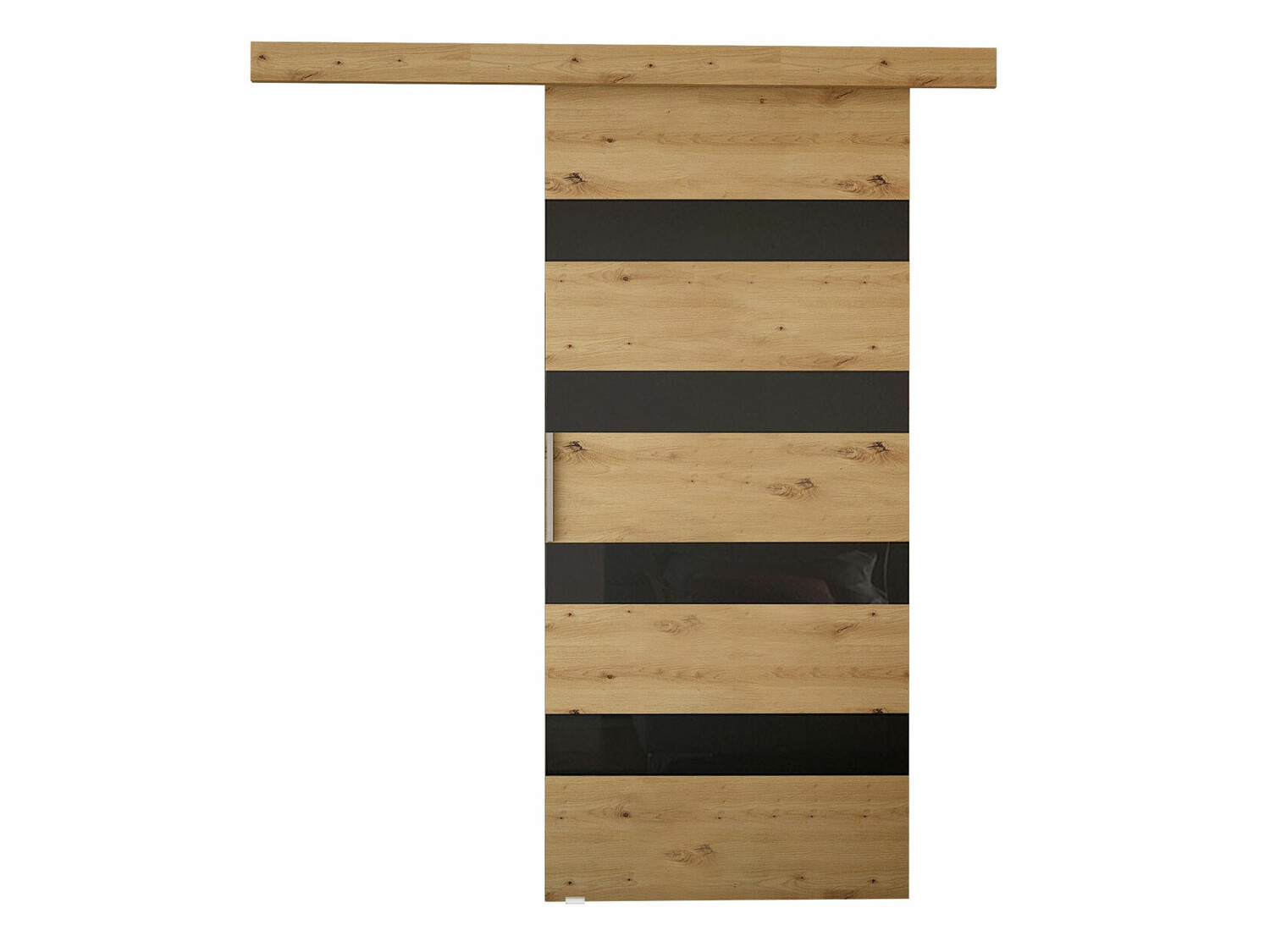 Stumdomos durys Closico Fundus V (Artisan ąžuolas + Juoda)