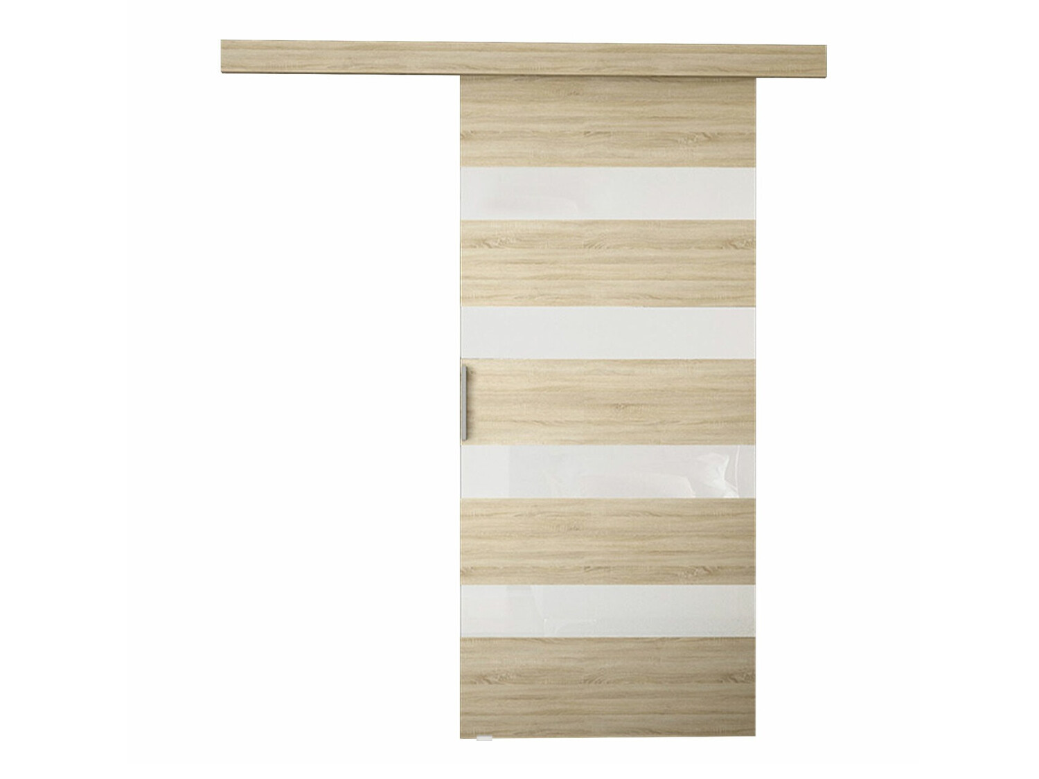 Stumdomos durys Closico Fundus V (Sonomos ąžuolas + Balta)