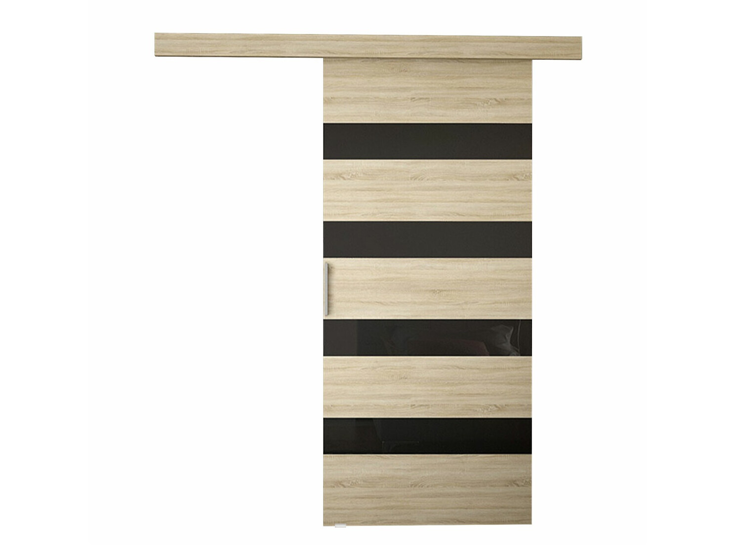 Stumdomos durys Closico Fundus V (Sonomos ąžuolas + Juoda)