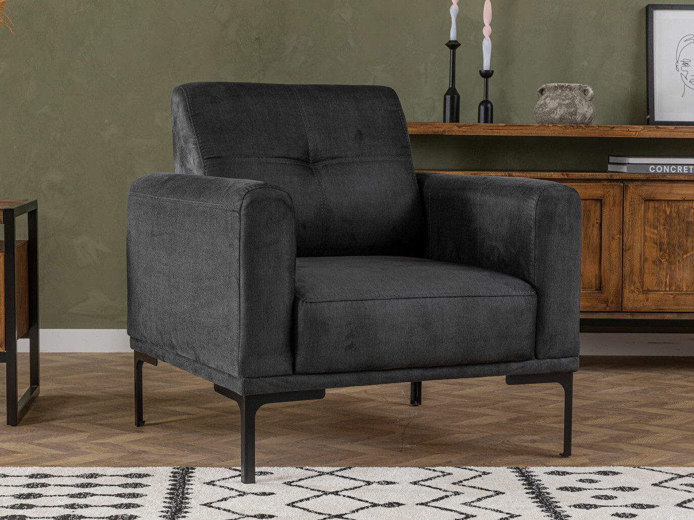 Fotelis Altadena 147 (Antracitas)