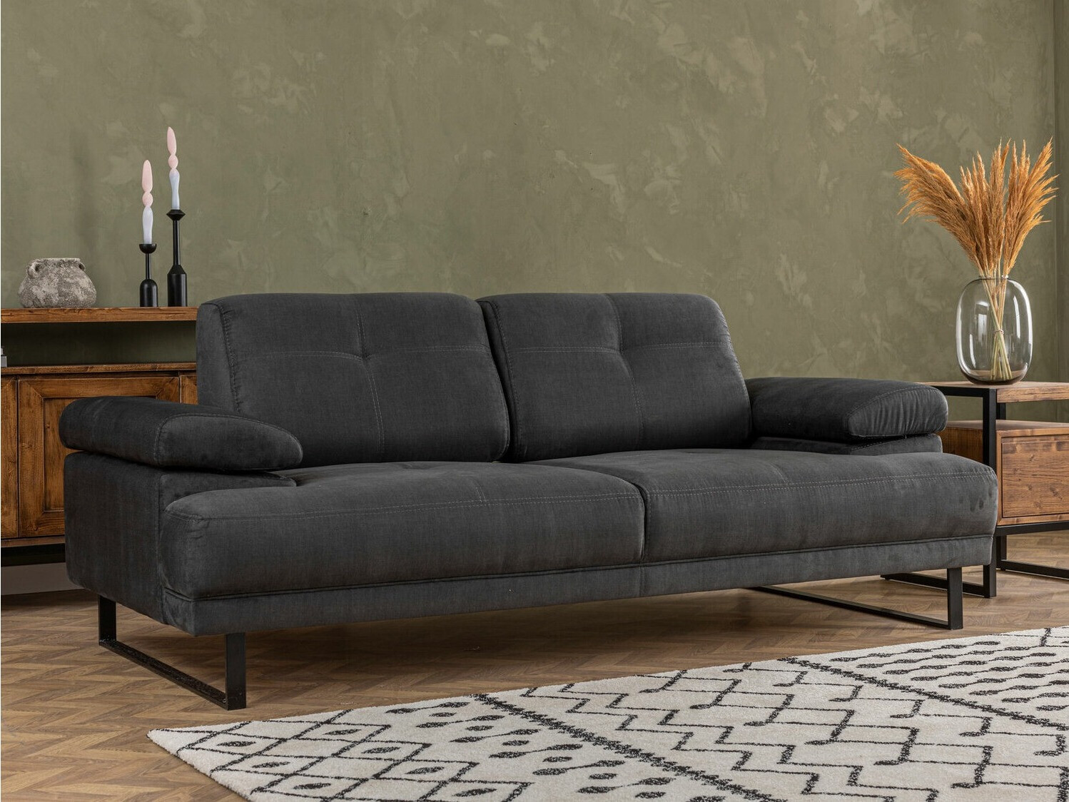 Sofa Altadena 158 (Antracitas)