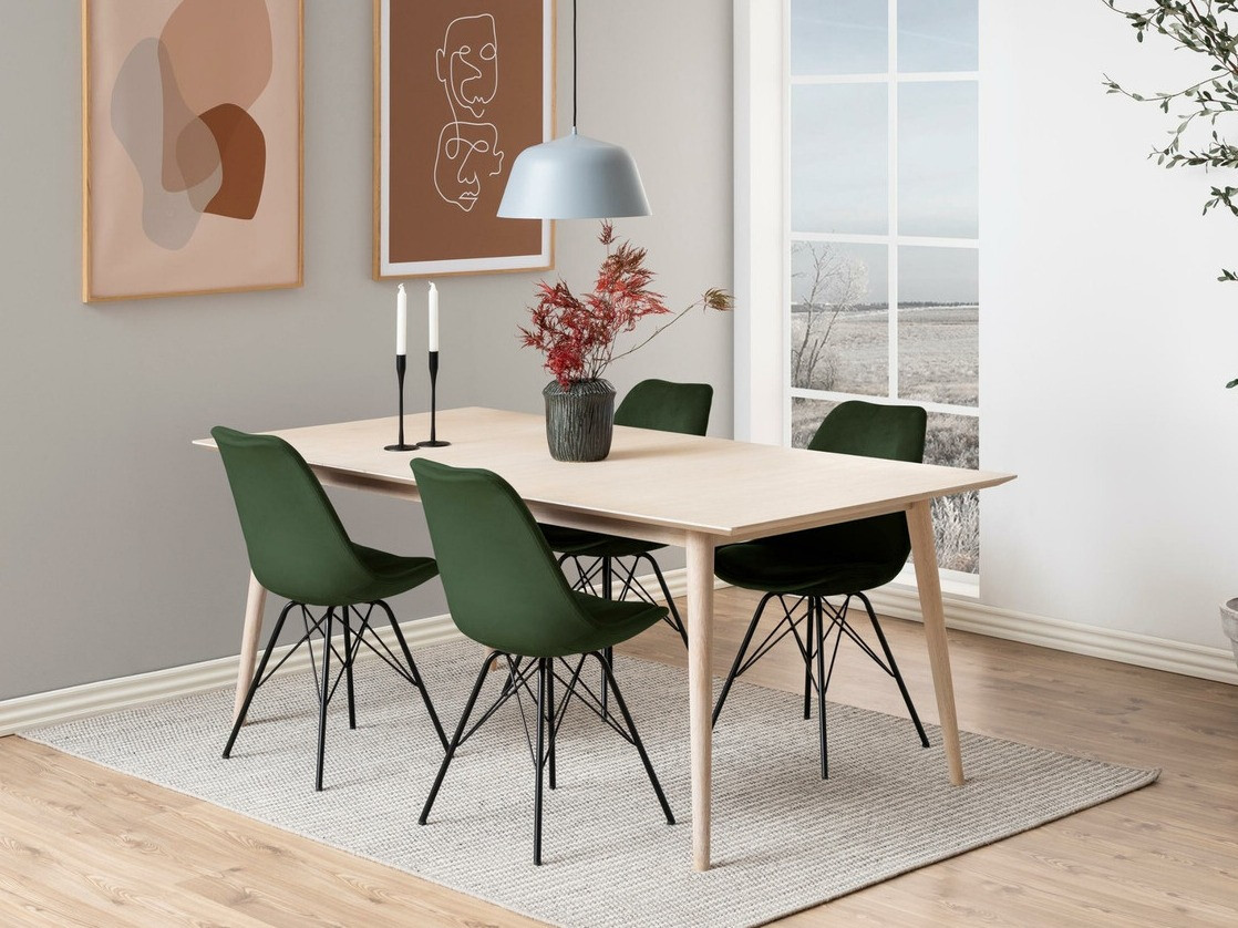 Valgomojo komplektas Norsica 330 (Tamsi žalia + Juoda)