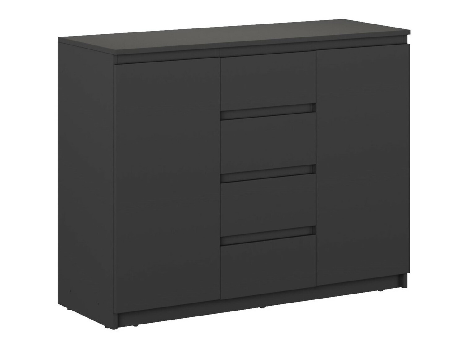 Komoda Cirdelu 105 (Juoda)