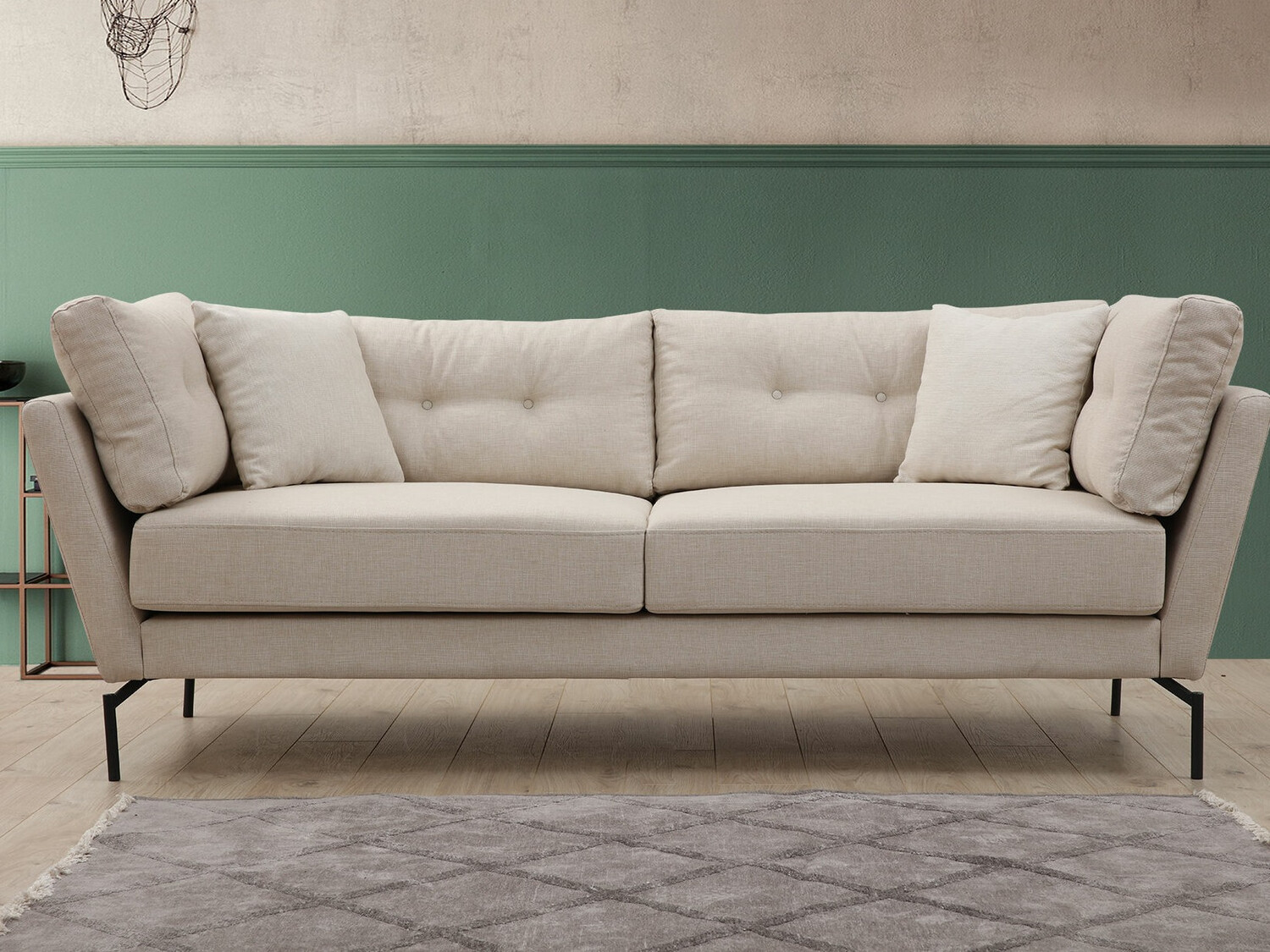 Sofa Altadena 186 (Kreminė)