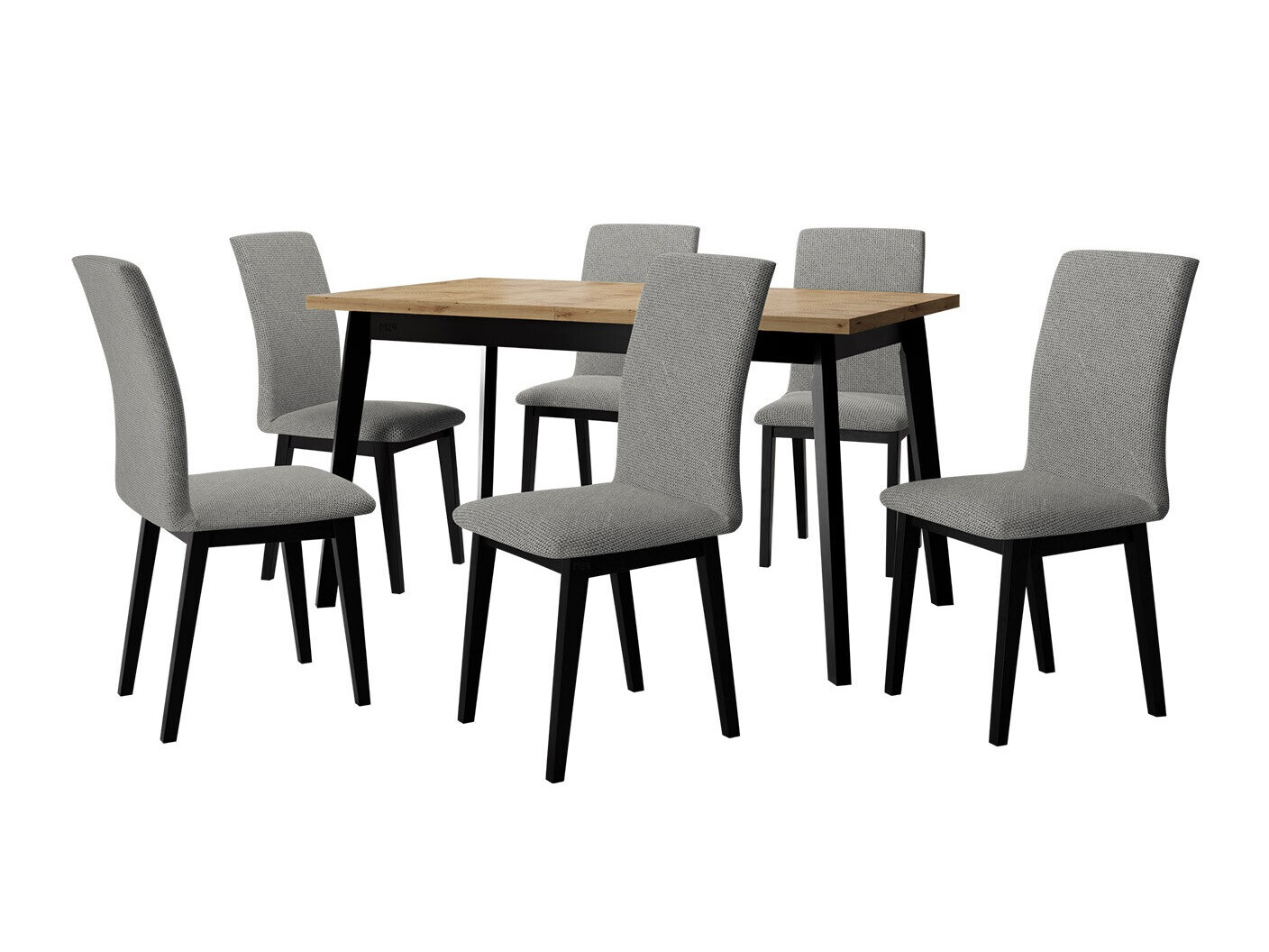 Valgomojo komplektas Victorville 321 (Juoda)