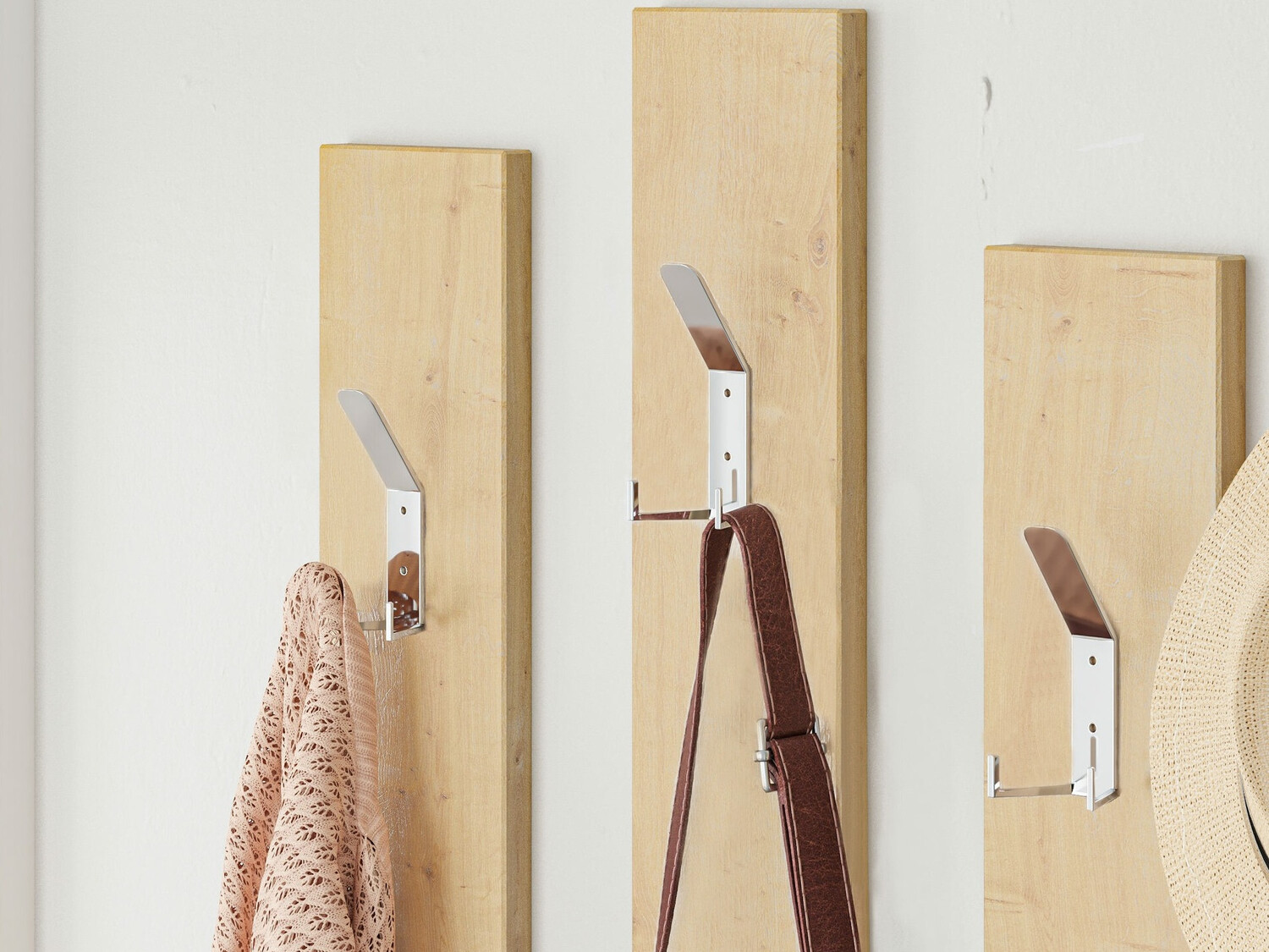 Prieškambario komplektas Kailua 502 (Balta + Ąžuolas)