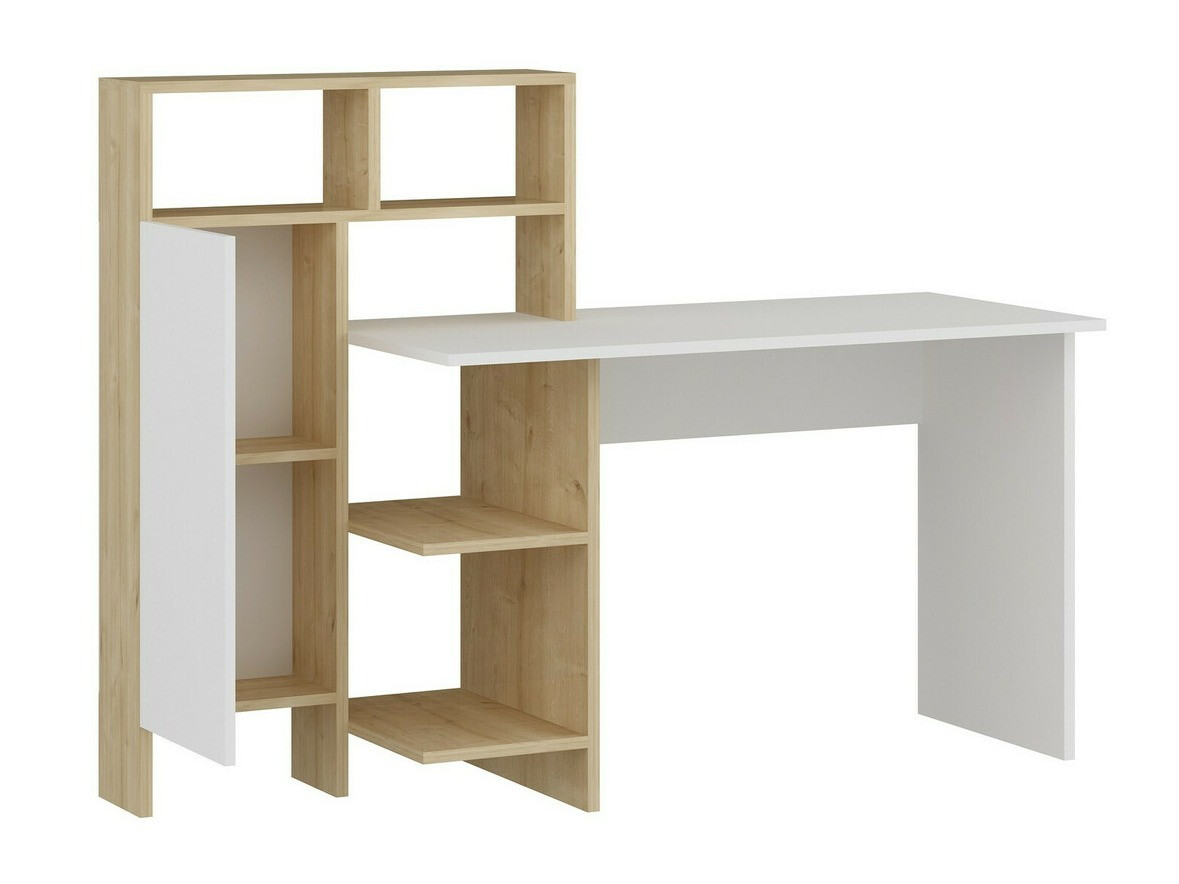 Darbo stalas Kailua 594 (Balta + Ąžuolas)