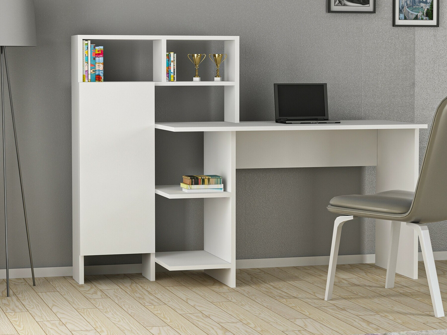 Darbo stalas Kailua 594 (Balta)