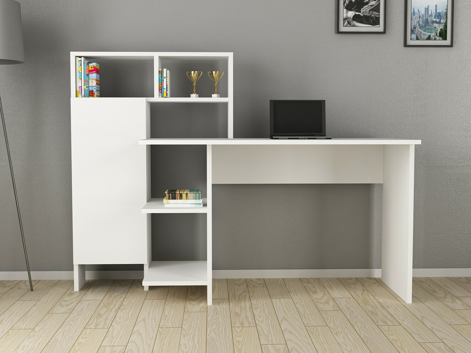 Darbo stalas Kailua 594 (Balta)