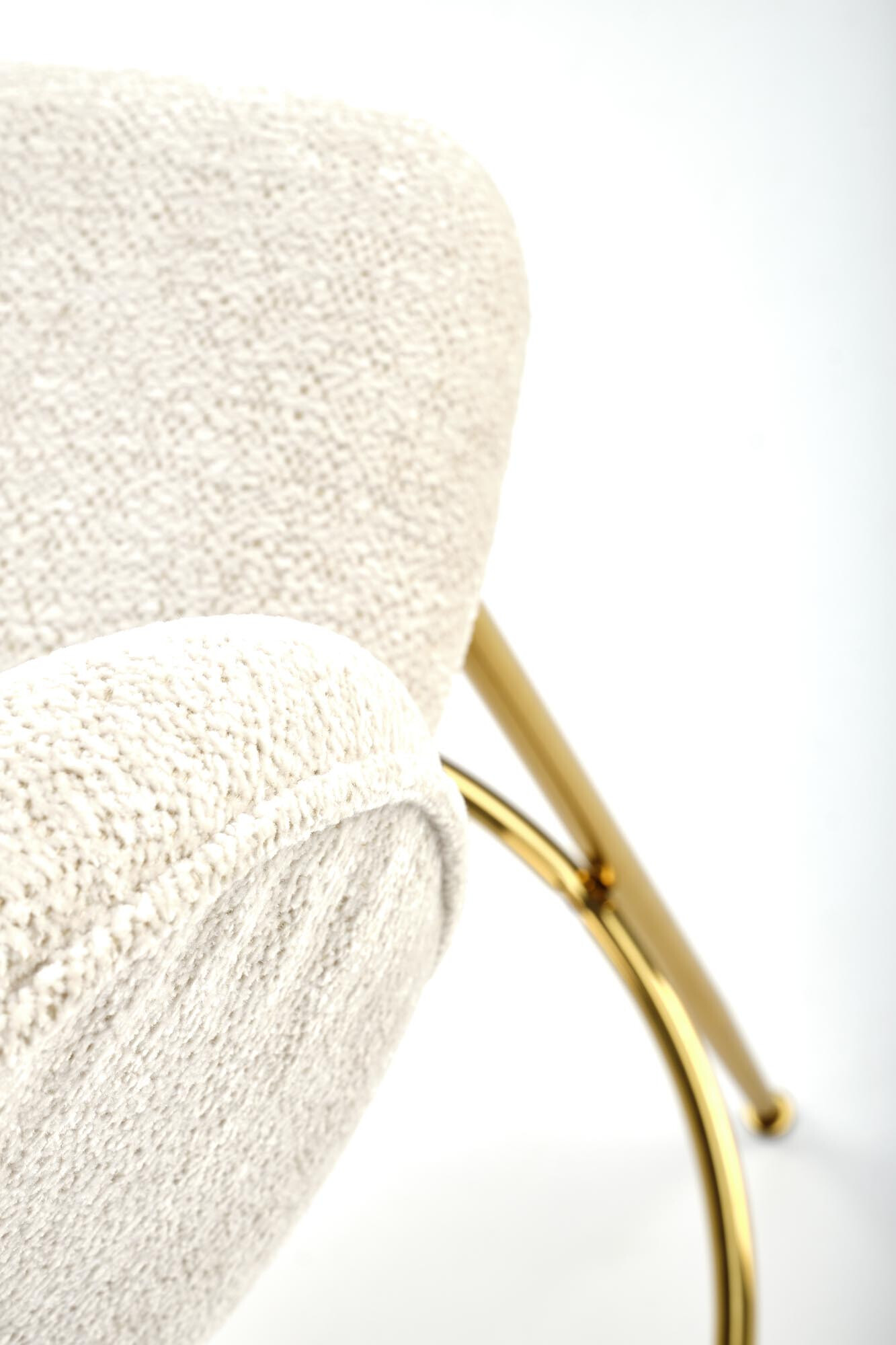 Baro kėdė Houston 1554 (Kreminė + Auksinė)