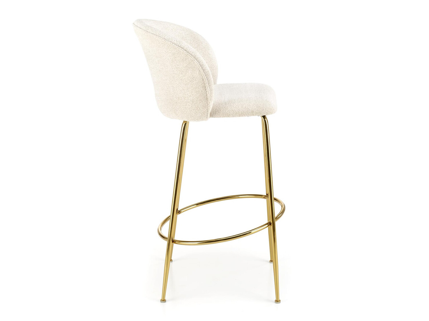 Baro kėdė Houston 1554 (Kreminė + Auksinė)