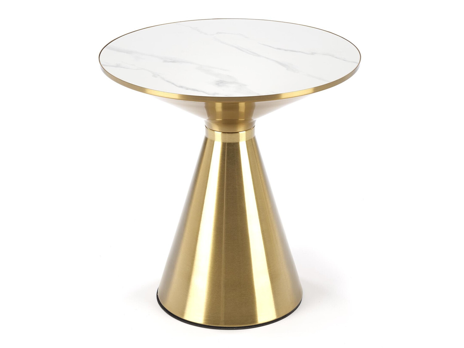 Žurnalinis staliukas Houston 1553 (Auksinė + Baltas marmuras)