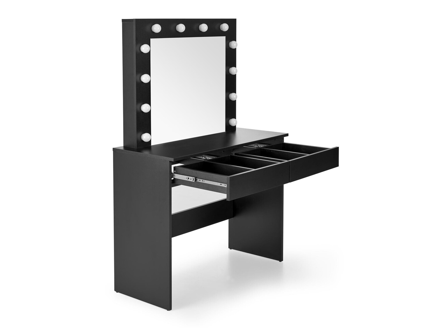 Makiažo staliukas Houston Gaudium (Juoda)