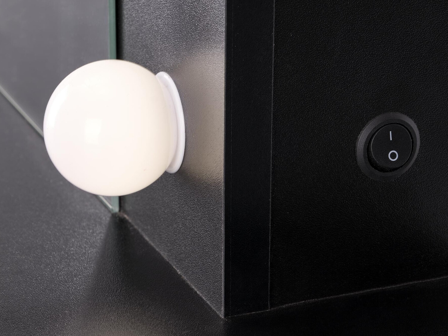 Makiažo staliukas Houston Gaudium (Juoda)