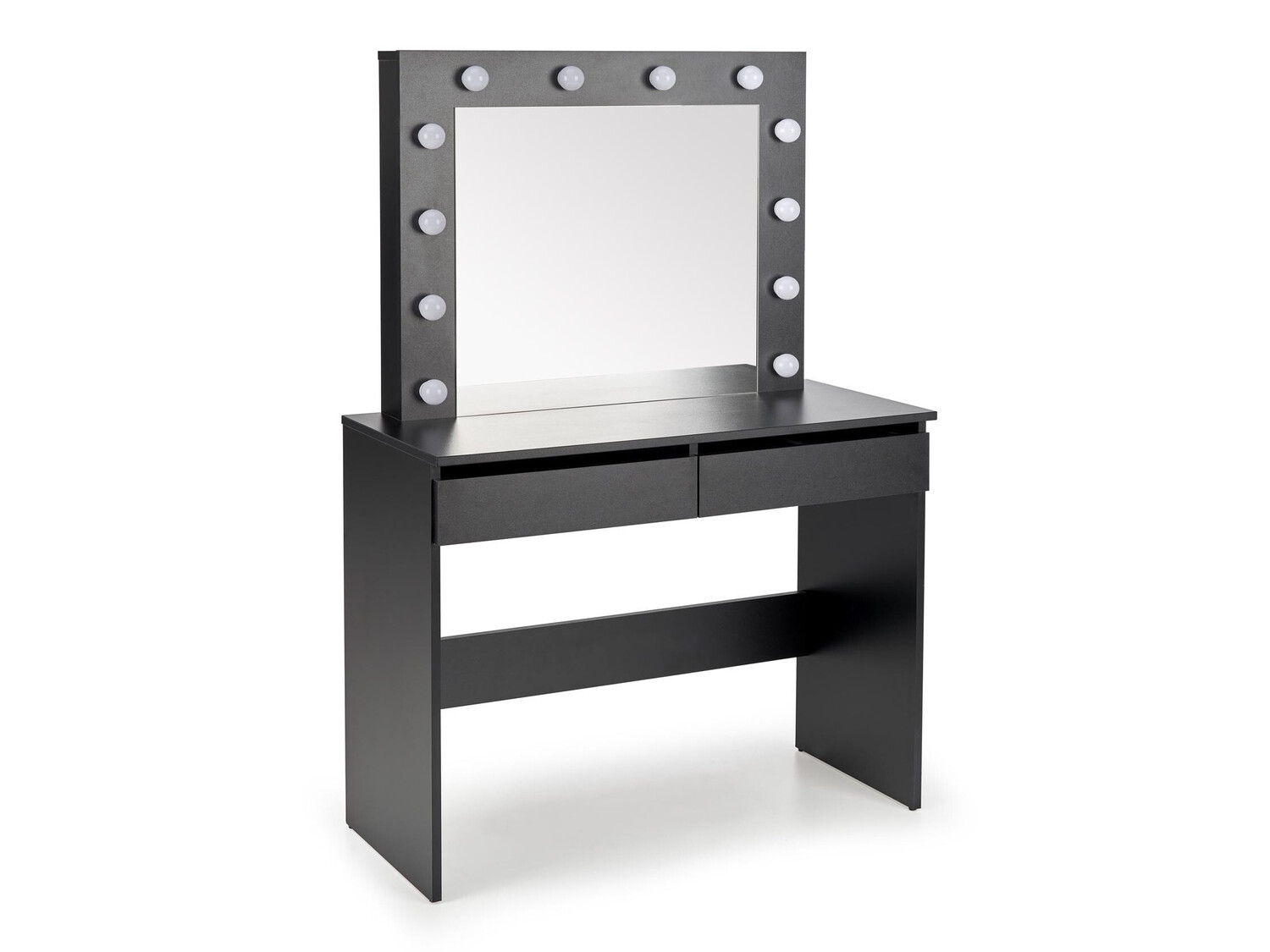 Makiažo staliukas Houston Gaudium (Juoda)