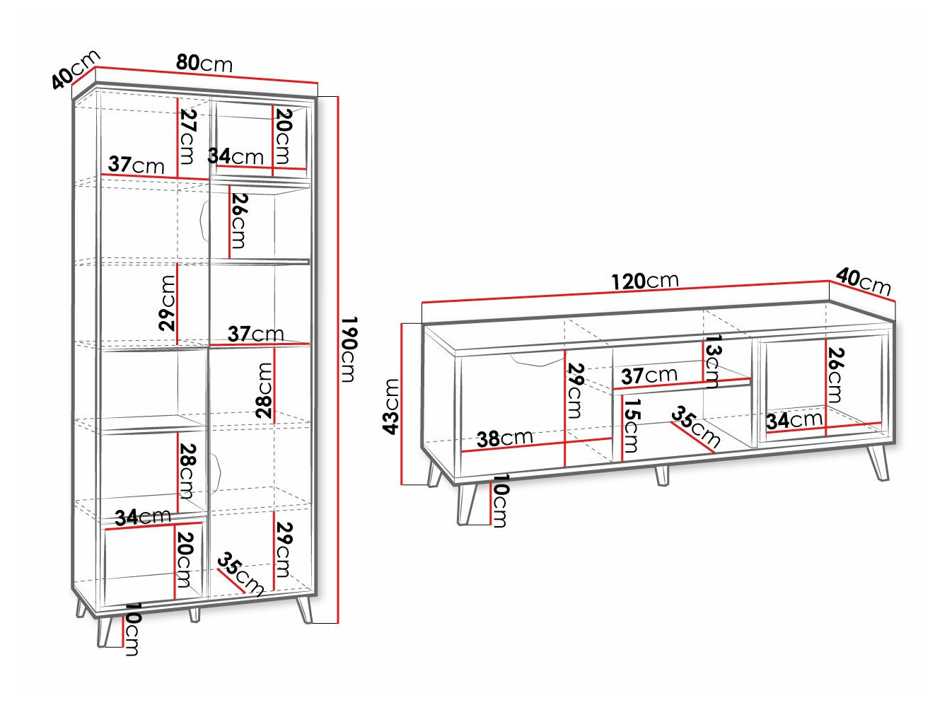 Vaikų kambario komplektas Domvera 120