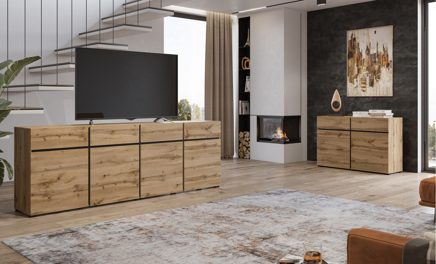 Komoda Alfere 100 (Votan ąžuolas)