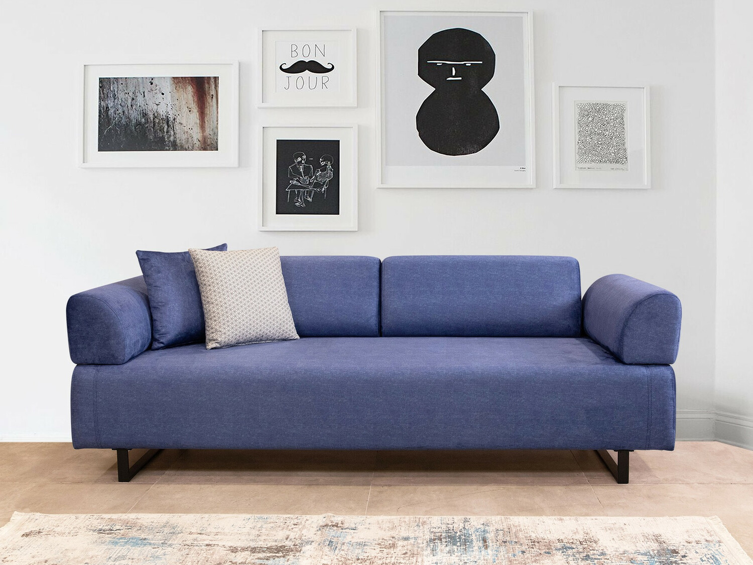Sofa Altadena 270 (Mėlyna)